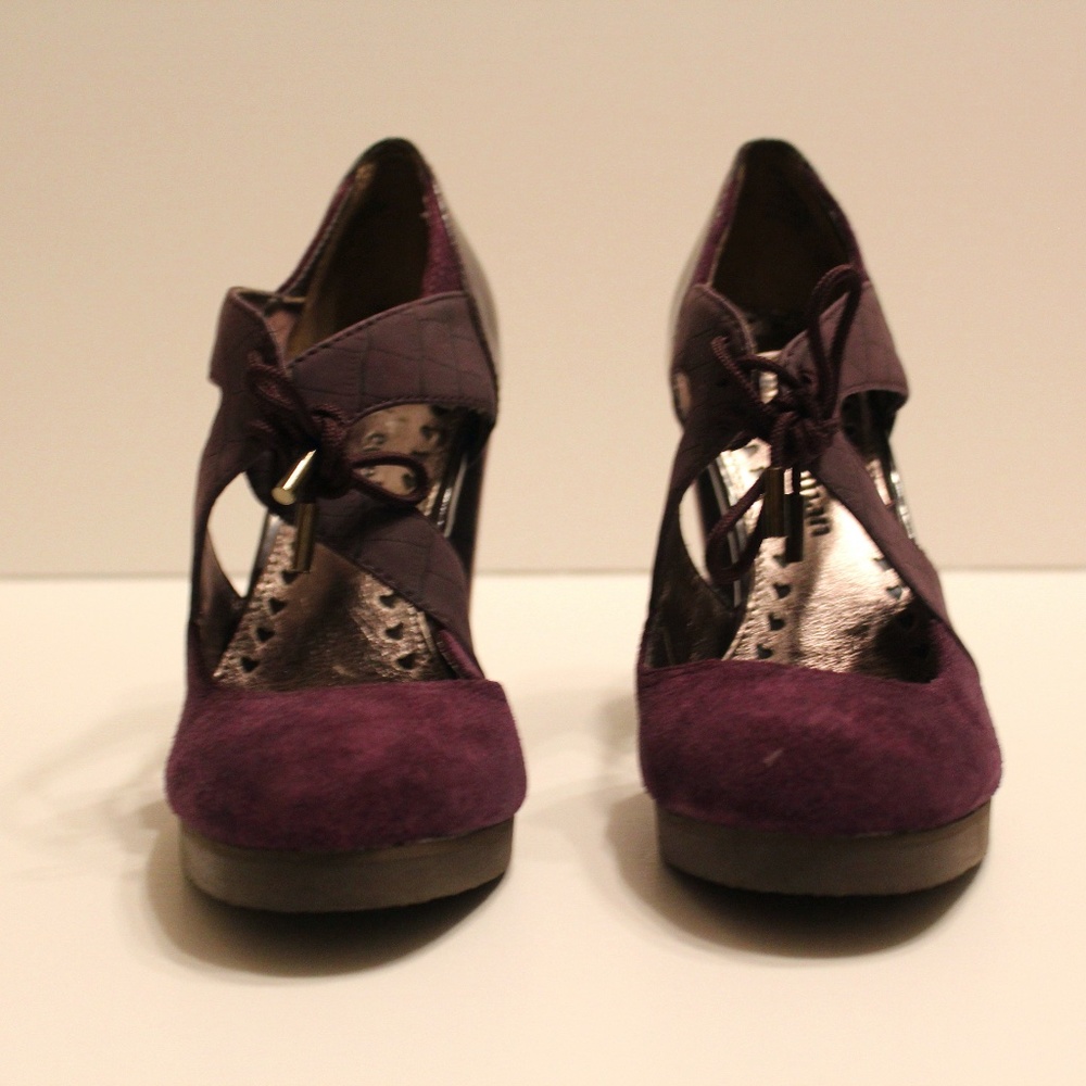 libby. edelman Purple Heels